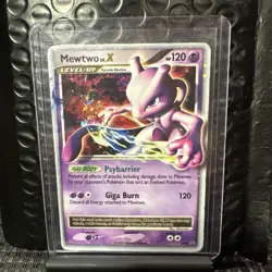 Pokemon Mewtwo LV.X DP28 Holo Promo Diamond & Pearl MP - Image 1