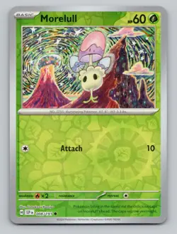 Reverse Holo Morelull 008/191 Common Surging Sparks Pokemon - Image 1