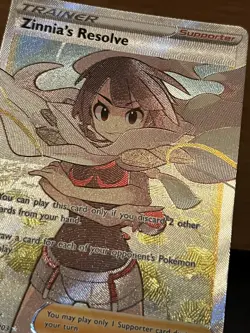 Pokemon TCG Zinnia's Resolve Evolving Skies 203/203 Ultra Rare Full Art - NM - Image 2