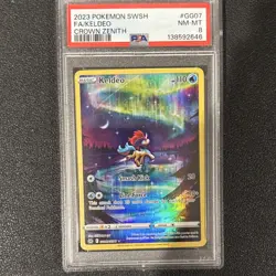 Pokemon Keldeo Ultra Rare Crown Zenith GG07/GG70 Galarian Gallery Holo PSA 8 - Image 1