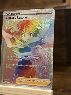 Pokemon TCG Zinnia's Resolve 225/203 Evolving Skies Trainer Gallery Holo NM - Image 3