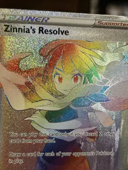 Pokemon TCG Zinnia's Resolve 225/203 Evolving Skies Trainer Gallery Holo NM - Image 4