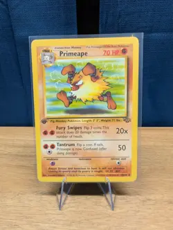 Pokemon TCG - Primeape 43/64 1st Edition - Jungle MP - Image 1