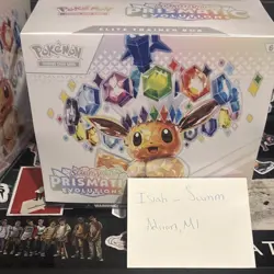 Pokemon Scarlet & Violet Prismatic Evolutions Elite Trainer Box Eevee - Image 1