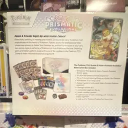 Pokemon Scarlet & Violet Prismatic Evolutions Elite Trainer Box Eevee - Image 3