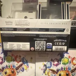Pokemon Scarlet & Violet Prismatic Evolutions Elite Trainer Box Eevee - Image 4
