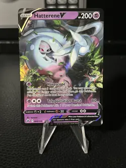 Pokemon TCG Hatterene V Crown Zenith 065/159 Holo Ultra Rare - Image 1