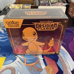 Pokemon Scarlet & Violet Obsidian Flames Elite Trainer Box (ETB) English w/Dents - Image 1