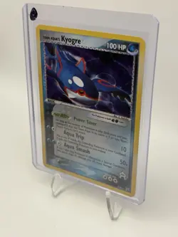 Pokemon Team Aqua's Kyogre Holo Rare EX Team Magma vs Aqua 3/95 2004 100 HP - Image 3
