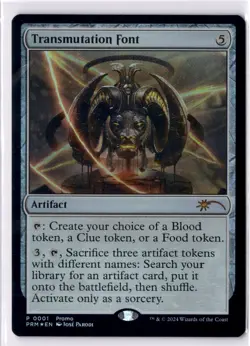 Transmutation Font NM/M* FOIL PROMO Launch Party ENGLISH 0001 mtg -UnltdCards - Image 1