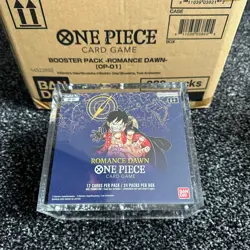 🔥One Piece TCG OP-01 BLUE BOTTOM Romance Dawn Booster Box with Display🔥 - Image 1
