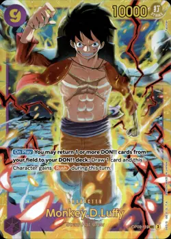 One Piece Emperors in the New World Monkey.D.Luffy Secret Rare OP09-119 NM EN - Image 1