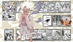 One Piece Luffy Gear 5 Playmat - Ruffy Strawhat Spielmatte Unterlage OVP TCG - Image 1