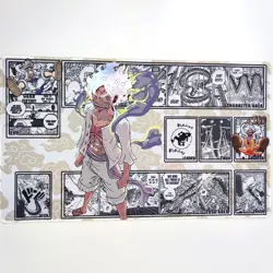 One Piece Luffy Gear 5 Playmat - Ruffy Strawhat Spielmatte Unterlage OVP TCG - Image 4