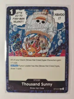 One Piece Thousand Sunny · ST14-017 · The Best Vol.2 · Englisch · NM - Image 1