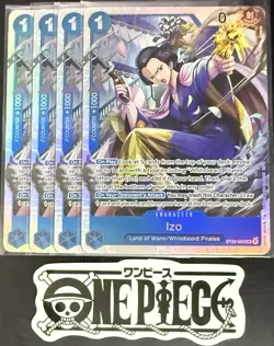 4x One Piece ST22-002 SR Izo - English - Foil - Playset - TCG - NM/M - Image 1