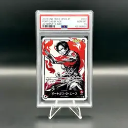 PSA 10 Ace OP03-001 Pillars Of Strenght Japanese One Piece Card - Image 1