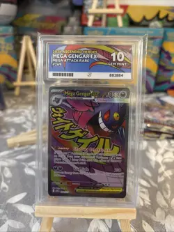 Pokemon TCG Gengar EX Mega Attack Rare 269/217 ACE 10 - Image 1
