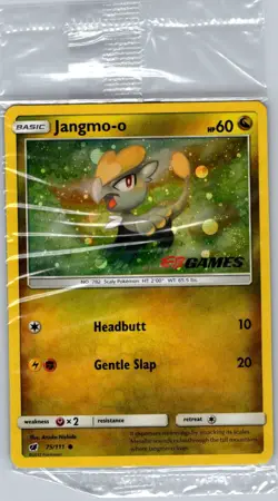 Sealed - Jangmo-o - 75/111 (Cosmos Holo) (EB Games Promo) 075/111 - Pokemon Card - Image 1