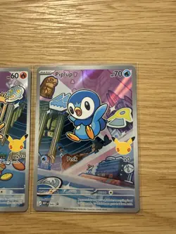 Chimchar, Piplup, Turtwig Pokemon 30th Anniversary First Partner Set of 3 Promo - Image 4