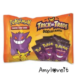 Pokemon Trading Card 40 Pack Trick or Trade BOOster Bundle New Unopened Package - Image 1