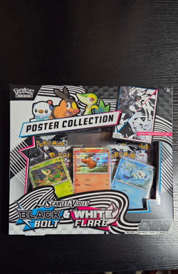 Pokemon TCG: Black Bolt & White Flare- Unova Poster Collection Box NEW/SEALED - Image 1