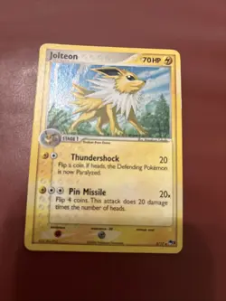 Jolteon 3/17 Pop Series 3 HP Holo Rare English Pokemon TCG Card 2006 - Image 1