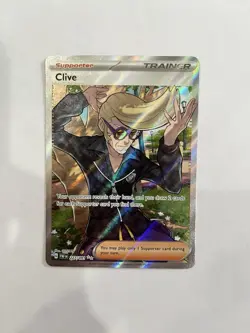 Clive -227/091 Ultra Rare Holo SV: Paldean Fates - Full Art - Pokemon Card- NM - Image 1