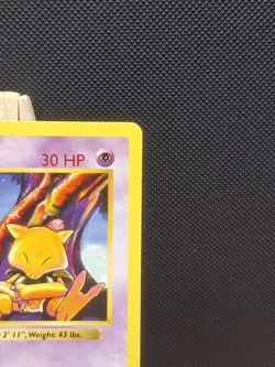 Pokemon 1999 WOTC Base Set Shadowless Abra 43/102 - Near Mint - Image 4