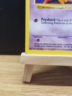 Pokemon 1999 WOTC Base Set Shadowless Abra 43/102 - Near Mint - Image 5