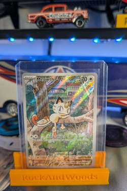 Meowth 106/094 Phantasmal Flames Illustration Rare Pokemon - Image 1
