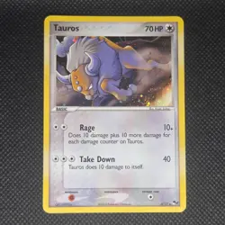 Tauros 5/17 Rare POP Series 2 Pokemon Holo Moderately Played - Image 1