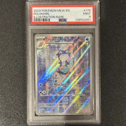 Pokemon Poliwhirl Illustration Rare Holo Sv: Scarlet & Violet 151 176/165 PSA 9 - Image 1