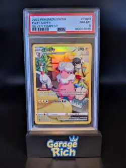 PSA 8 Flaaffy TG03/TG30 Silver Tempest Full Art Holo Pokemon TCG NM-MT Graded - Image 1