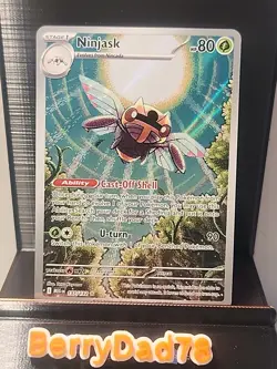 Ninjask 137/132 Me01: Mega Evolution Holo Pokemon TCG NM - Image 1