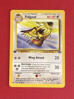 Pokemon Pidgeot 24/64 Jungle Rare English Regular 1st Edition - Image 1
