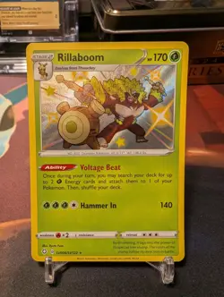 Rillaboom SV006/SV122 SWSH Shining Fates Shiny Holo Rare Pokemon - Image 1