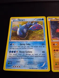 Kyogre Xy51 And Groudon Xy52 Rare Promo Set Pokemon Cards - Image 1