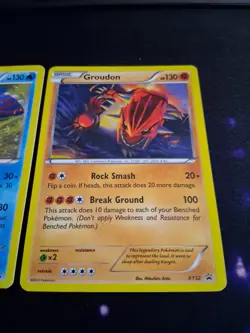 Kyogre Xy51 And Groudon Xy52 Rare Promo Set Pokemon Cards - Image 2