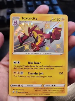 Pokemon Toxtricity Shiny Holo Rare Shining Fates Shiny Vault SV042/SV122 NM - Image 1