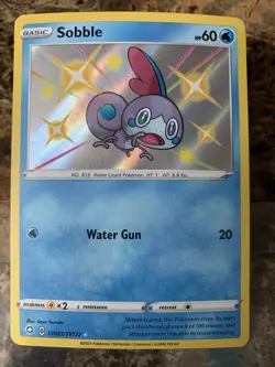 Pokemon TCG Shining Fates Shiny Sobble SV025/SV122 - Image 1