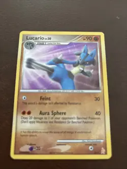 Pokemon TCG Lucario Lv. 30 Holo 3/11, Trainer Kit HP AA57 - Image 1
