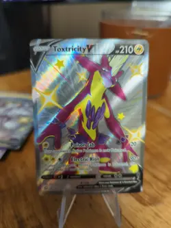 Toxtricity V Shining Fates SV112/SV122 Holo Shiny Holo Rare Pokemon TCG Mint - Image 1