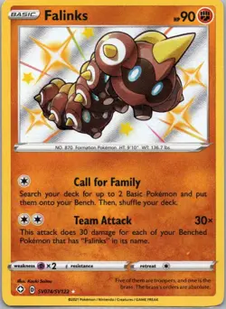 Pokemon TCG Falinks SV074 Shining Fates Cosmos Holo NM - Image 1