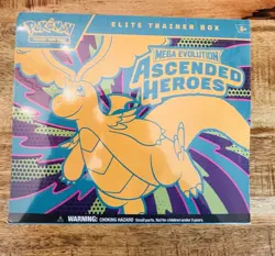 🔥Pokemon TCG Mega Evolution Elite Trainer Assessed Heroes Box Factory Sealed !! - Image 1