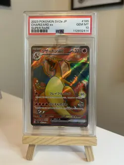 PSA 10 Charizard ex SR Super Rare 185/165 Japanese sv2a Pokemon Card Game 151 - Image 1