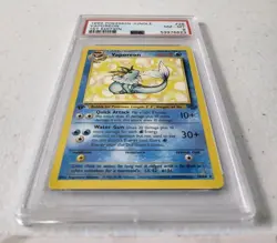 Vaporeon 1st Edition 12/64 - Jungle Set *PSA 8 - NM-MT* Rare Pokemon Card - Image 2