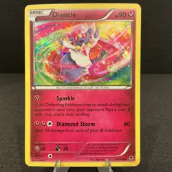 Diancie 71/119 XY Phantom Forces Holo Rare 2014 Pokemon TCG Card - Image 1