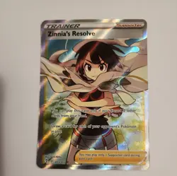Pokemon TCG Zinnia's Resolve Holo Card Evolving Skies 203/203 NEVER PLAYED NM - Image 1