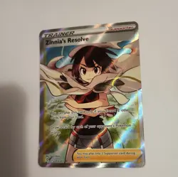 Pokemon TCG Zinnia's Resolve Holo Card Evolving Skies 203/203 NEVER PLAYED NM - Image 3